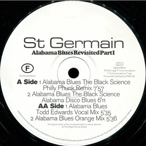 St Germain - Alabama Blues (Revisited) Part I