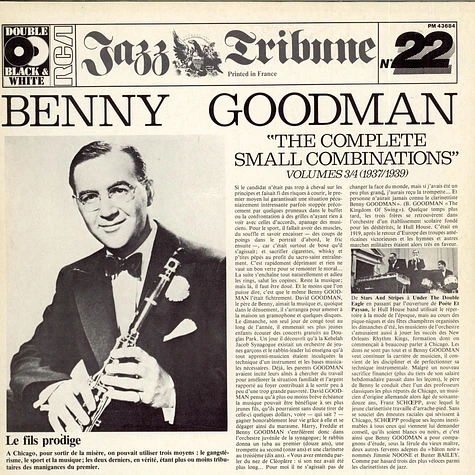 Benny Goodman - "The Complete Small Combinations" Volumes 3/4 (1937/1939)