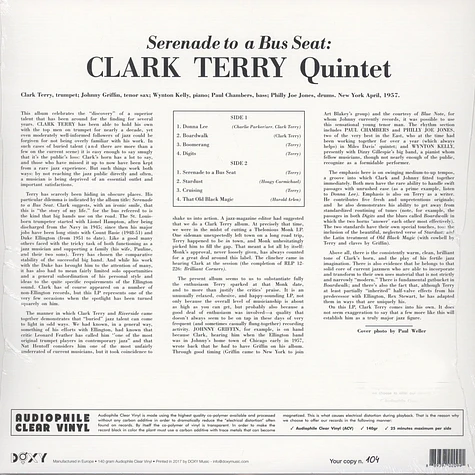 Clark Terry Quintet - Serenade To A Bus Seat