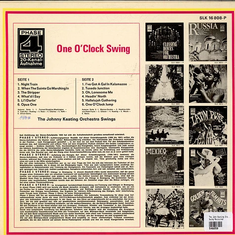 The John Keating Orchestra - Swing Revisited