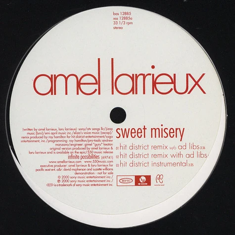 Amel Larrieux - Sweet Misery Remixes