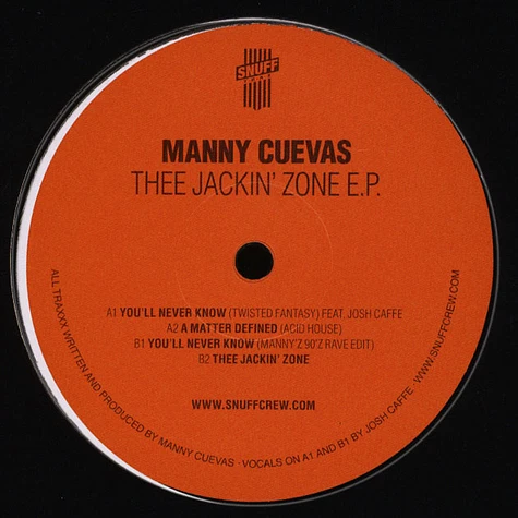 Manny Cuevas - Thee Jackin' Zone EP