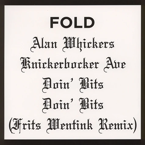 Fold - Doin' Bits