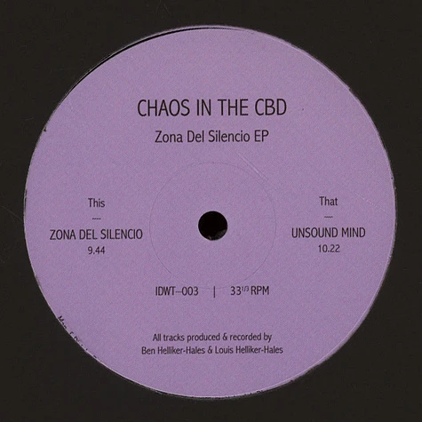Chaos In The CBD - Zona Del Silencio EP