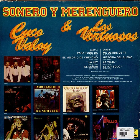 Cuco Valoy & Los Virtuosos - Sonero Y Merenguero