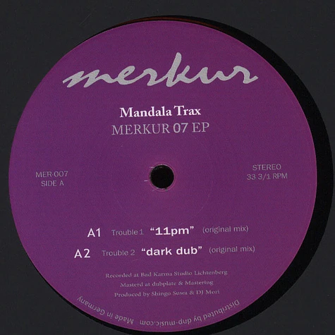 Mandala Trax - Merkur 07 EP