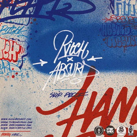 DJ Ritch & DJ Absurd - Mini Hand Style Breaks Volume 2 Red Vinyl Edition
