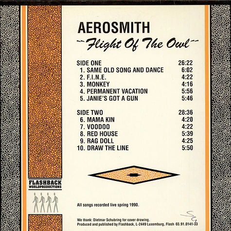 Aerosmith - Flight Of The Owl