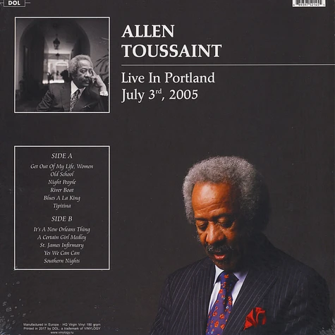 Allen Toussaint - Live in Portland July 3rd 2005