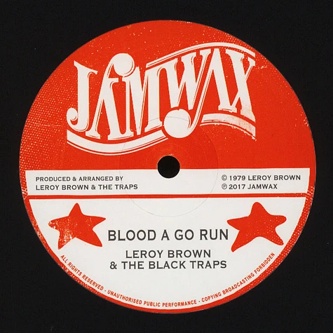 Leroy Brown & The Black Traps ? - Blood A Go Run / Drunken Master
