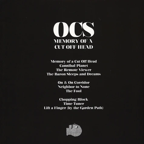 OCS (Thee Oh Sees) - Memory Of A Cut Off Head Black Vinyl Edition