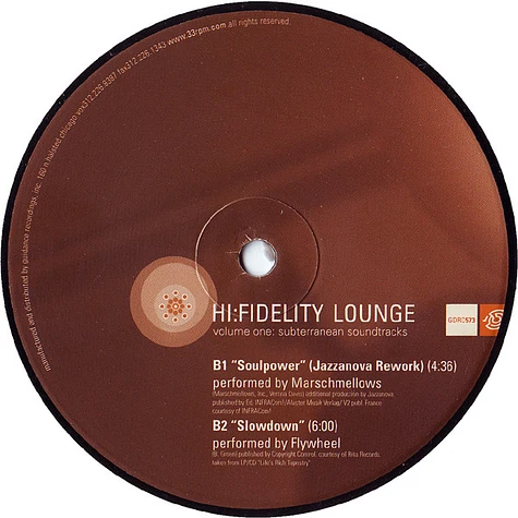V.A. - Hi:Fidelity Lounge - Volume One: Subterranean Soundtracks