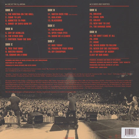 Alter Bridge - Live at the O2 Arena & Rarities Box White Vinyl Edition