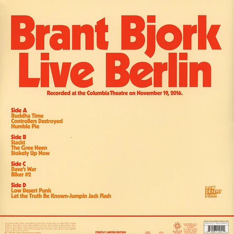 Brant Bjork - Europe ´16