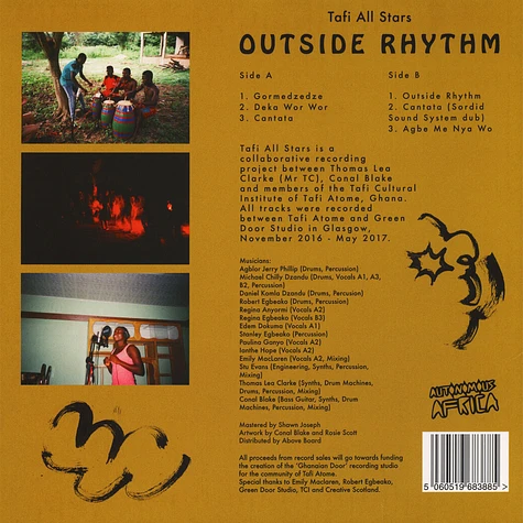 Tafi All Stars - Outside Rhythm LP