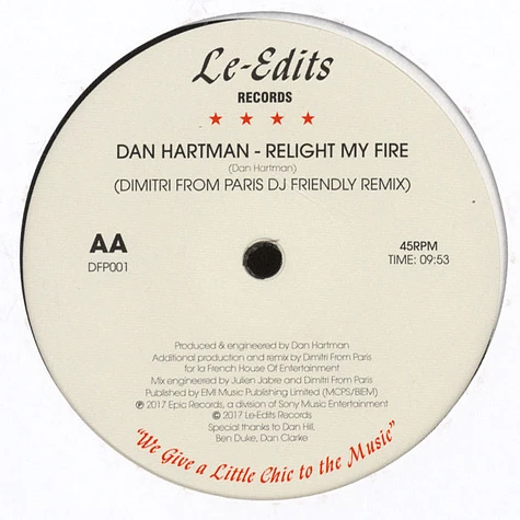 Odyssey / Dan Hartman - Native New Yorker / Relight My Fire Dimitri From Paris Remixes