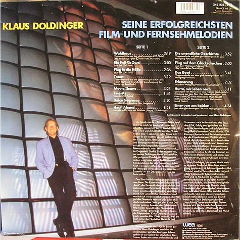Klaus Doldinger - Seine Erfolgreichsten Film- Und Fernsehmelodien