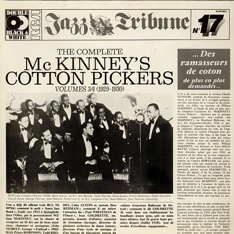 McKinney's Cotton Pickers - The Complete McKinney's Cotton Pickers Volumes 3/4 (1929-1930)