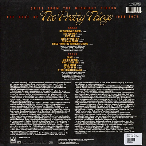 The Pretty Things - Cries From The Midnight Circus: The Best Of The Pretty Things 1968 - 1971