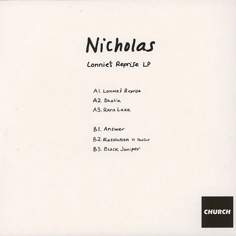 Nicholas - Lonnie's Reprise