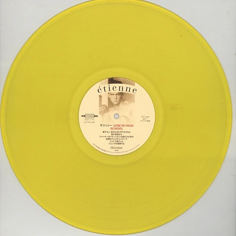 Morrissey - Low In High School Japanese Version Yellow Vinyl Edition