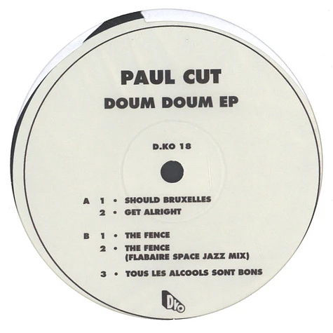 Paul Cut - Doum Doum EP