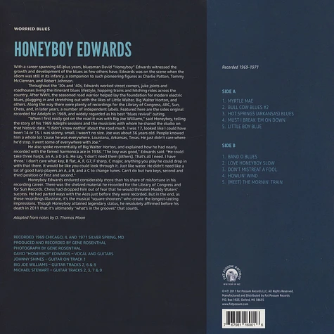 Honeyboy Edwards - Worried Blues