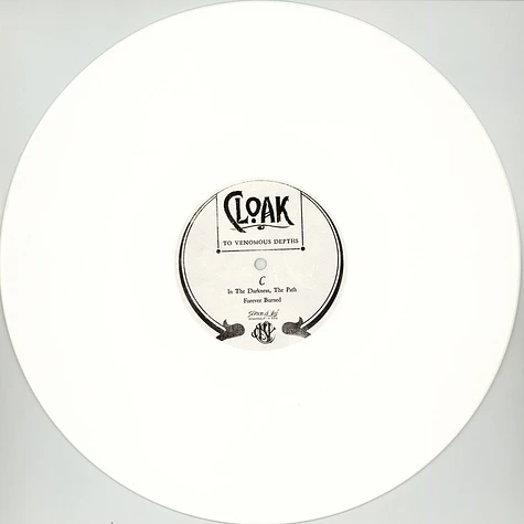 Cloak - To Venemous Depths White Vinyl Edition