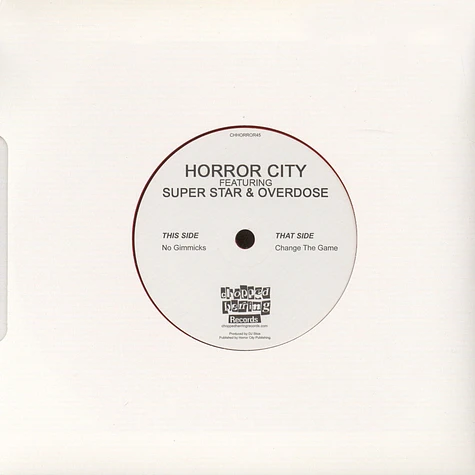 Horror City - No Gimmicks / Change The Game