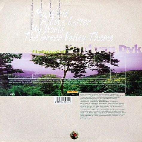 Paul van Dyk - The Green Valley E.P.