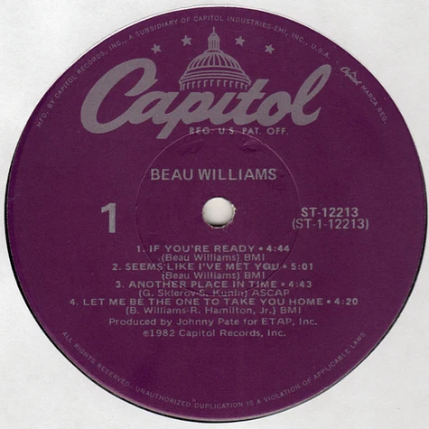 Beau Williams - Beau Williams
