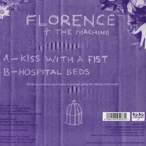 Florence + The Machine - Kiss With A Fist Repress Edition
