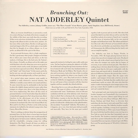 Nat Adderley - Branching Out