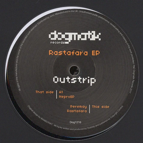 Outstrip - Rastafara EP
