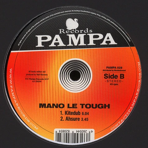 Mano Le Tough - Ahsure EP