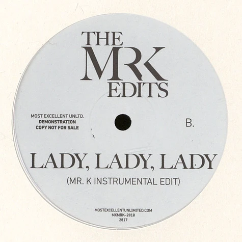 Mr. K - Boogie Land / Lady, Lady, Lady