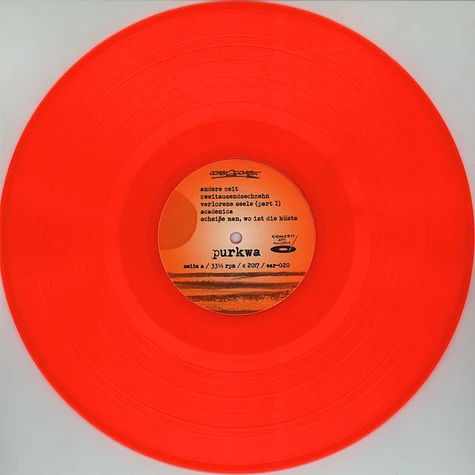 Purkwa - Scheiße Man, Wo Ist Die Küste Orange Vinyl Edition