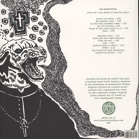 Bonnevilles - The Folk Art And Death Of Electric Jesus Black/Green Vinyl Edition