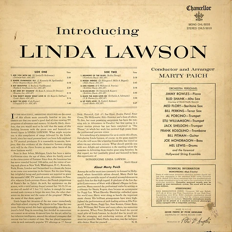 Linda Lawson - Introducing Linda Lawson