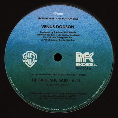 Venus Dodson - Shining / He Said She Said
