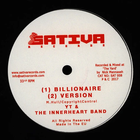 YT & The Innerheart Band - Billionaire / Plant More