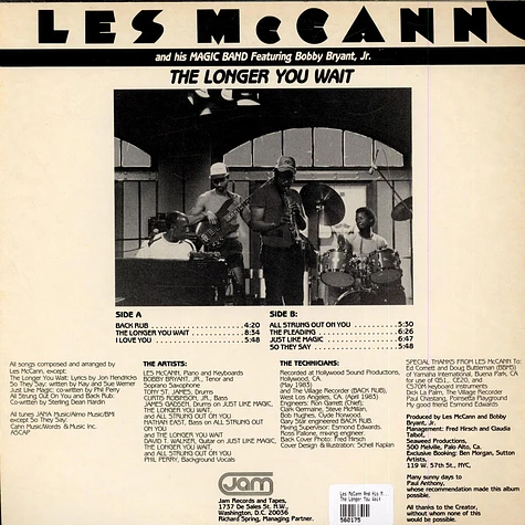 Les McCann And His Magic Band - The Longer You Wait