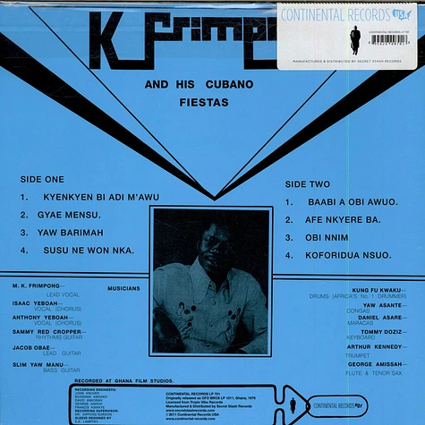 K. Frimpong & His Cubano Fiestas - K. Frimpong And His Cubano Fiestas