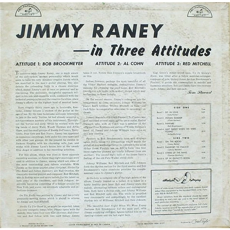 Jimmy Raney - Jimmy Raney In Three Attitudes