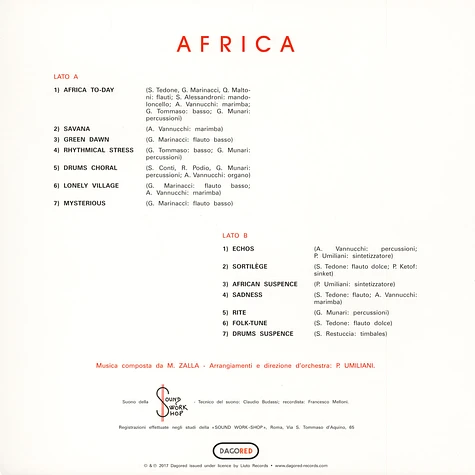 Piero Umiliani (M. Zalla) - Africa / Continente Nero Bundle