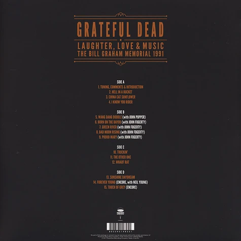 Grateful Dead - Laughter, Love & Music 1991