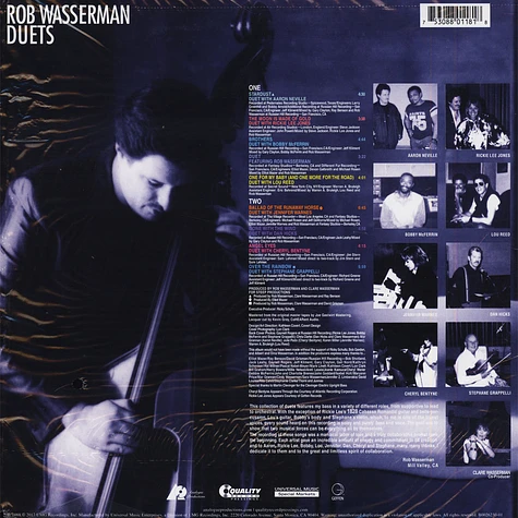 Rob Wasserman - Duets 200g Vinyl Edition