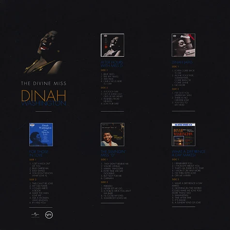 Dinah Washington - The Divine Miss Dinah Washington Box Set