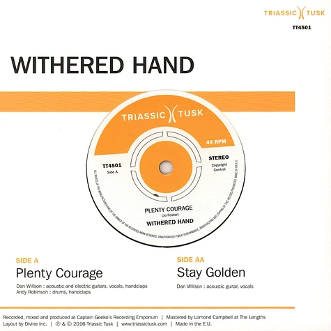 Withered Hand? - Stay Golden