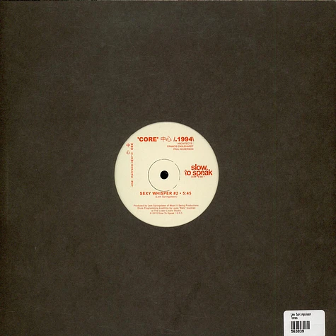 Lem Springsteen - 'Core' 中心 /.1994\ : Tones